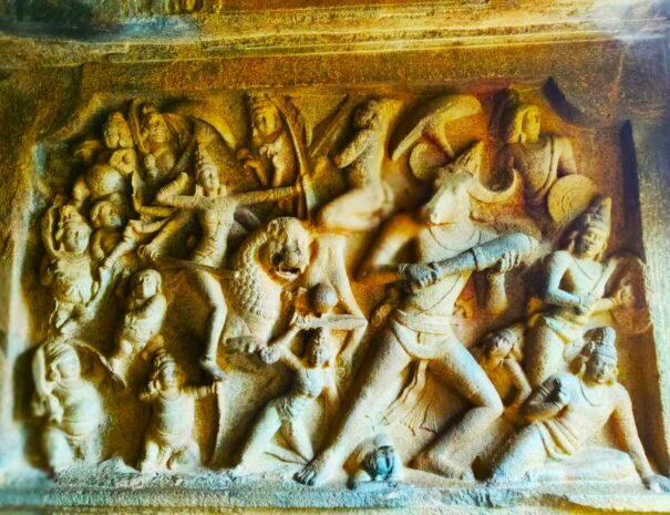 Mahishasuramardini cave, Mahabalipuram tour