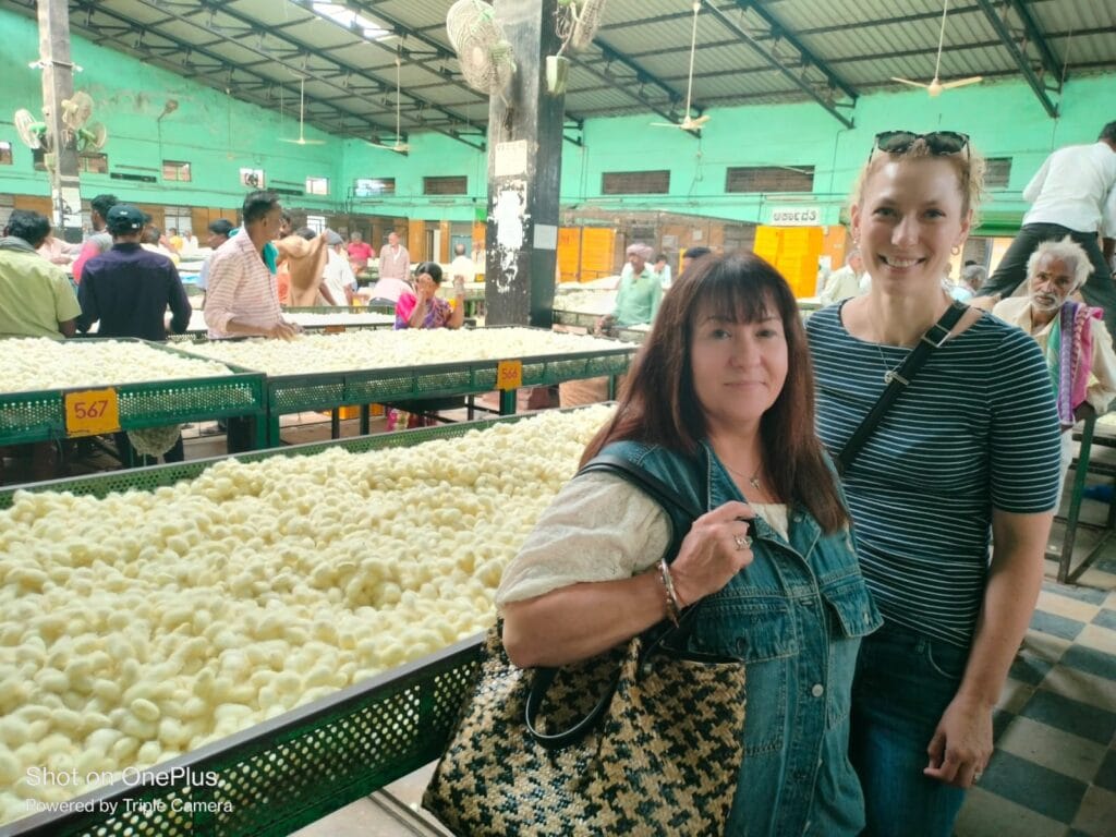 Asia's largest silk cocoon auction in Ramanagara, Mysore silk tour from Bangalore