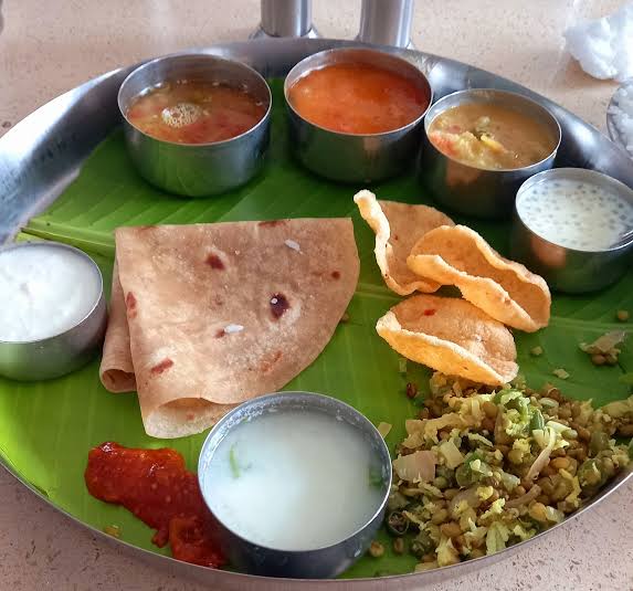 South Indian Vegetarian meal