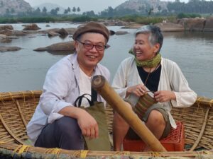 Coracle ride in Hampi