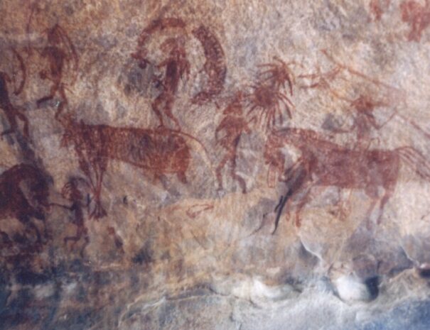 Bhimbetka caves tour from Bhopal