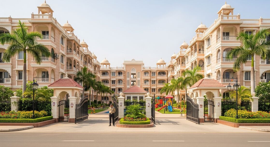 Gated community in India, manage India's culture shock