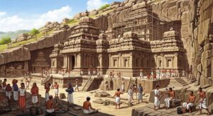 Building the Kailasa temple