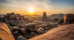 mystery of the boulders of Hampi