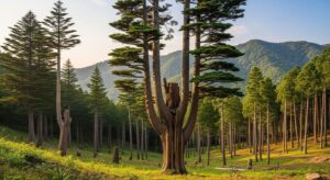 Japanese forest technique of daisugi
