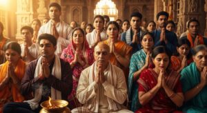 Indian family pray, How to manage India's Culture shock