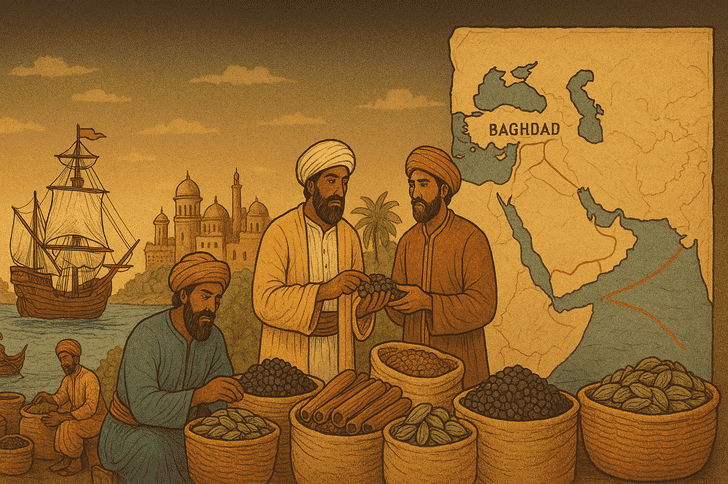 Spices of India, the ancient spice route