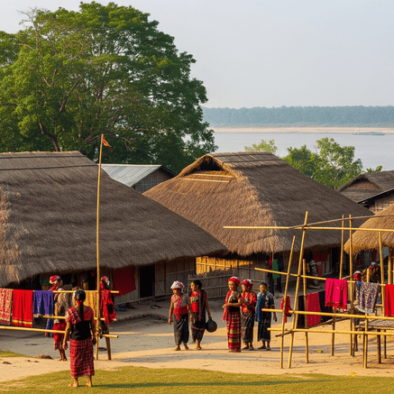 Mishing tribal village