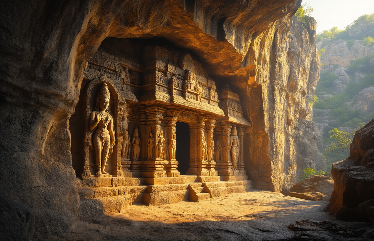 Discover Ancient Cave Temples Carved from Solid Rock