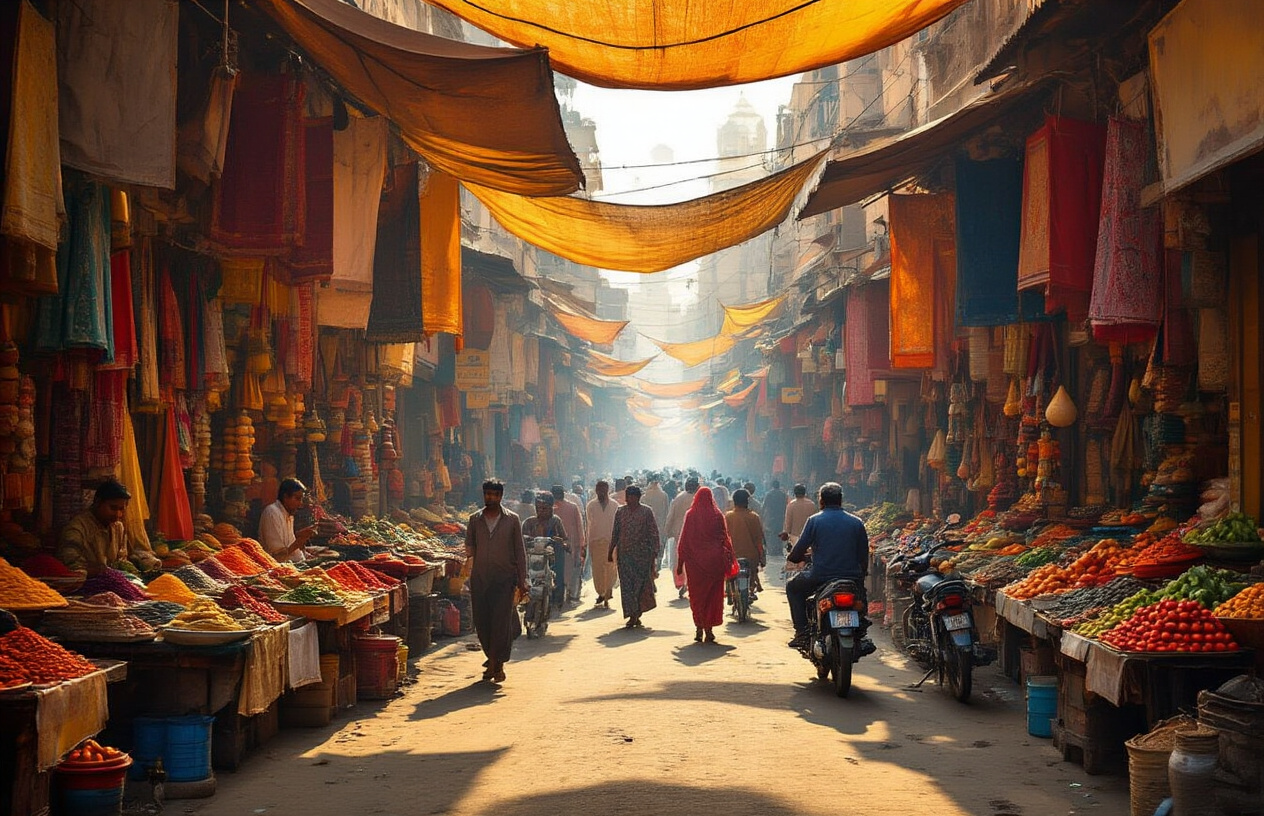 Navigate the Organized Chaos of Indian Street Markets
