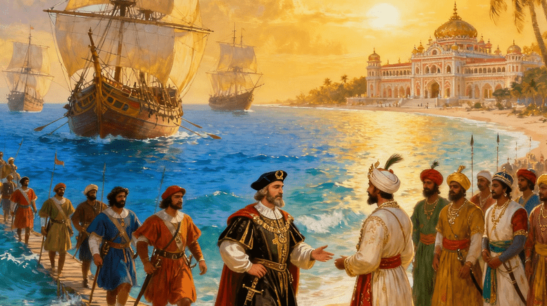 Calicut tour , Vasco da Gama arrival