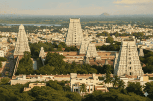 Shiva temples of five elements