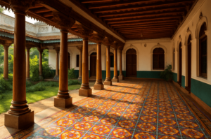 Tour of Chettinad mansion