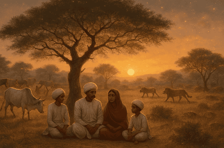 Maldhari tribe coexist with Lions in Gir