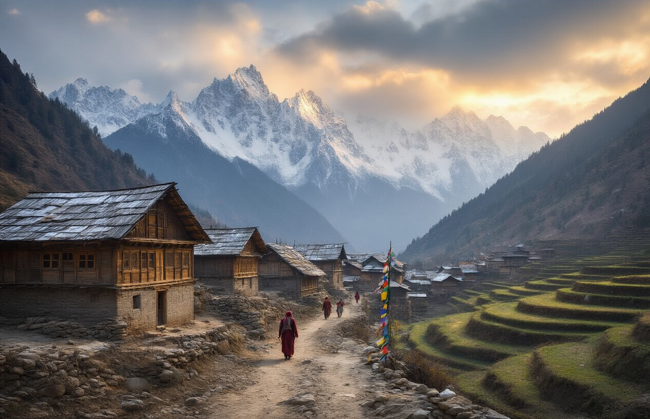Chitkul Village - India's Last Inhabited Border Settlement