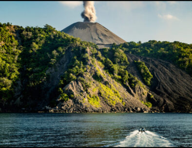 Cruise to barren island active volcano