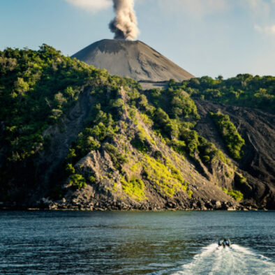 Cruise to barren island active volcano