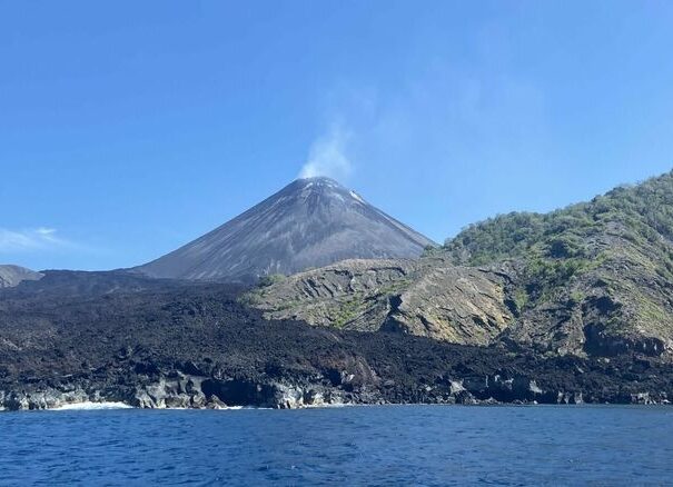 Cruise to barren island active volcano