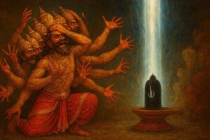 Ravana devotion Shiva Baidyanath Jyotirlinga story ten heads offering ancient mythology