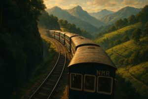 Nilgiri Mountain Railway roof view Blue Mountains cinematic Dil Se Chaiyya Chaiyya