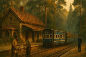 Nilgiri Mountain Railway heritage station Lovedale Coonoor colonial architecture platform