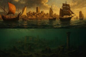 Kaveripattinam then and now split