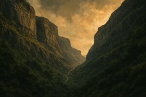 Bhor Ghat Western Ghats dramatic landscape Mumbai Pune railway gorge Victorian India