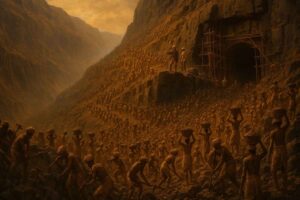 Bhor Ghat railway construction 1856 42000 workers Western Ghats tunnel blasting Victorian India