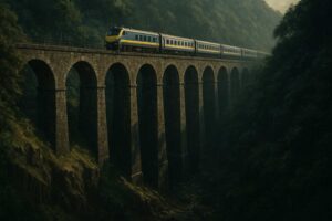 Bhor Ghat railway tunnel viaduct Western Ghats Victorian engineering 1863 Maharashtra stone arch
