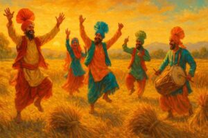 Baisakhi Punjab wheat harvest festival bhangra dance April Sikh new year