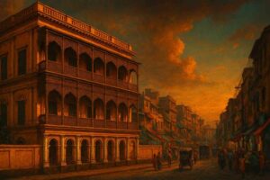 Jorasanko Thakur Bari Kolkata sunset heritage 5 Senses Tours intellectual heritage Tagore