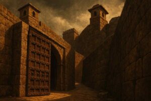 Chitradurga Fort iron-spiked gates zigzag pathways water reservoirs military architecture Karnataka