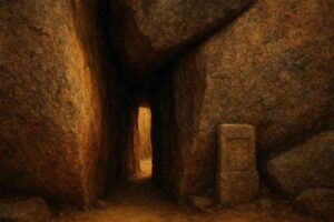 Onake Obavvana Kindi hole in rock Chitradurga Fort Karnataka heritage passage