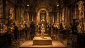 National Archaeological Museum Naples Lakshmi Pompeii display Indian statuette Italy heritage