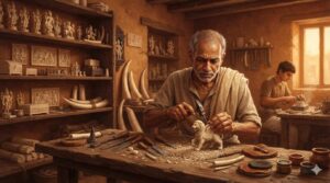 Bhokardan Maharashtra Satavahana dynasty ancient India ivory carving workshop trade city